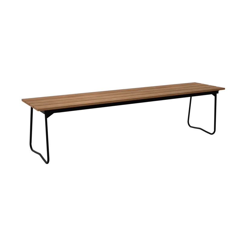 Penkki 9 170 cm, Teak / Musta Teräs