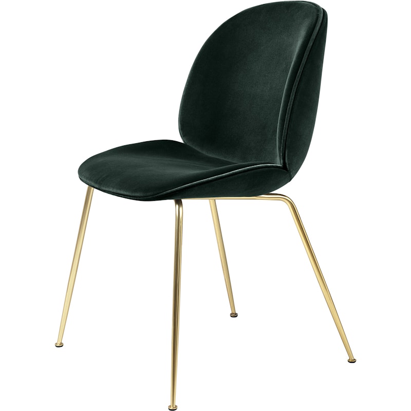 Beetle Tuoli Brass / Velvet, Dark Green