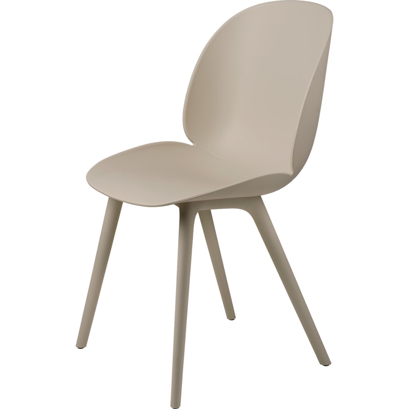 Beetle Tuoli Verhoilematon Muovi Beige Base, New Beige