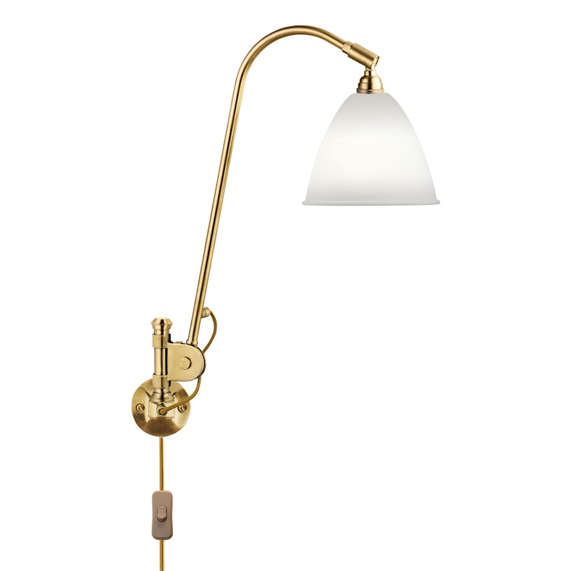 Bestlite BL6 Wall Lamp, Brass/Bone China