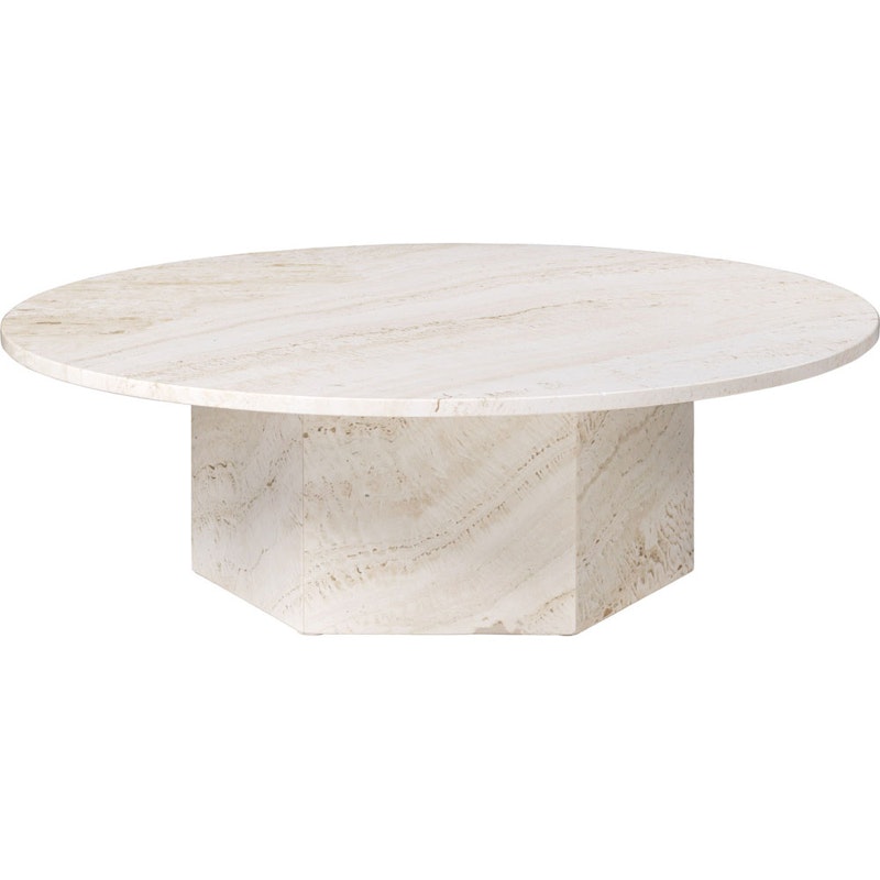 Epic Sohvapöytä Pyöreä 110 cm, Neutral White