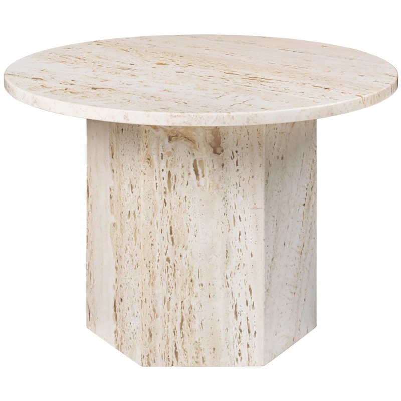 Epic Sohvapöytä Pyöreä 60 cm, Neutral White