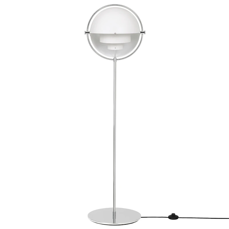 Multi-Lite Lattiavalaisin, Chrome/Valkoinen