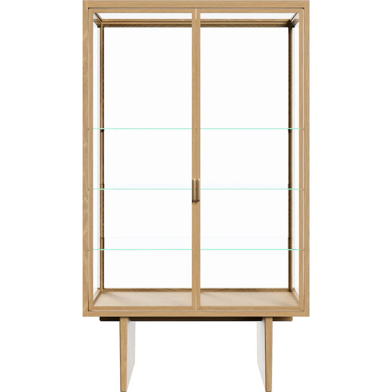 Private Vitriini 110x45x191 cm, Valo Petsattu Tammi