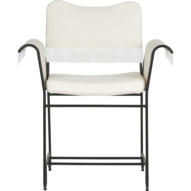 Tropique Ruokapöydän Tuoli Hapsuilla, Classic Black / Leslie 06