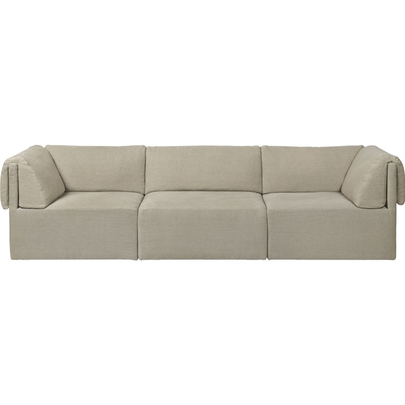 Wonder Sofa 3-S w Armrest PG2, Bel Lino G077/13 FC