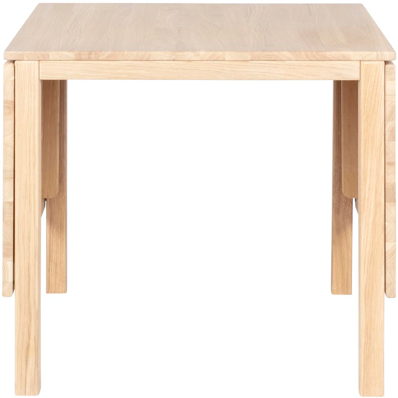 Klassik 3E Taittopöytä Taittopaloilla, 75x75 cm, Valkoöljytty Tammi