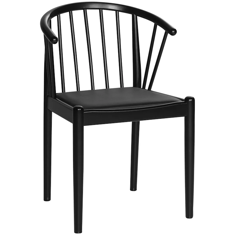 Lindeberg Tuoli, Mustalakattu Pyökki / Nahkaistuin