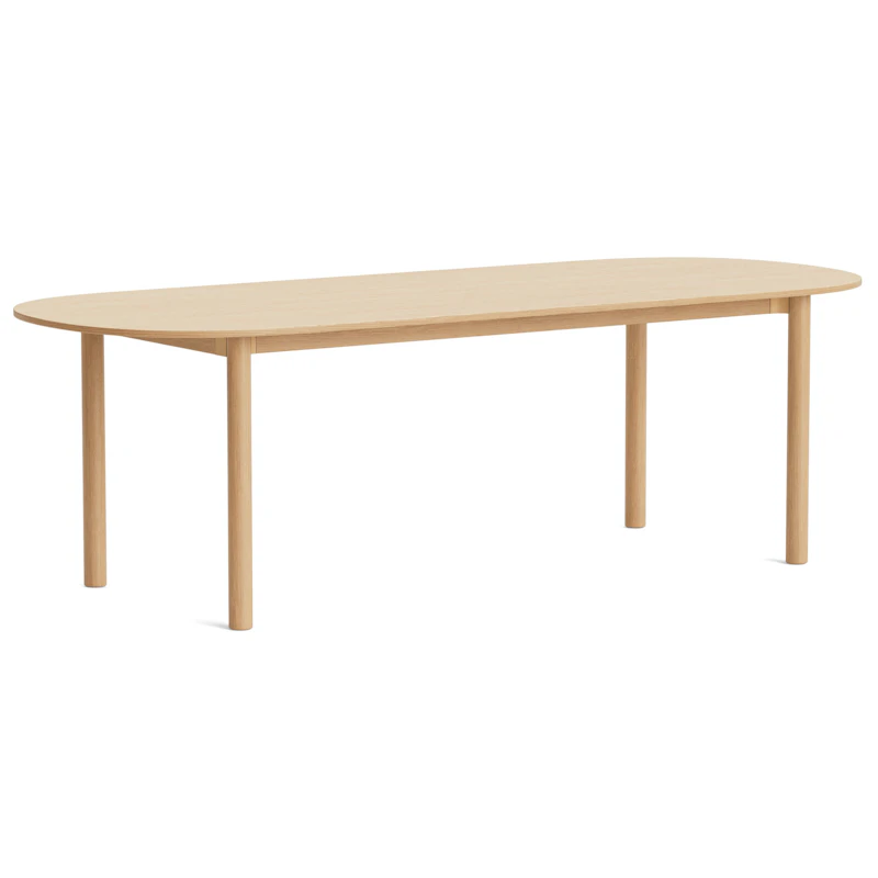 Annex Pöytä Soikea 95x240 cm, Lakattu Tammi