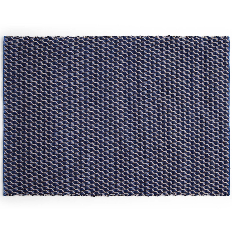 Channel Matto Sininen/Valkoinen, 170x240 cm