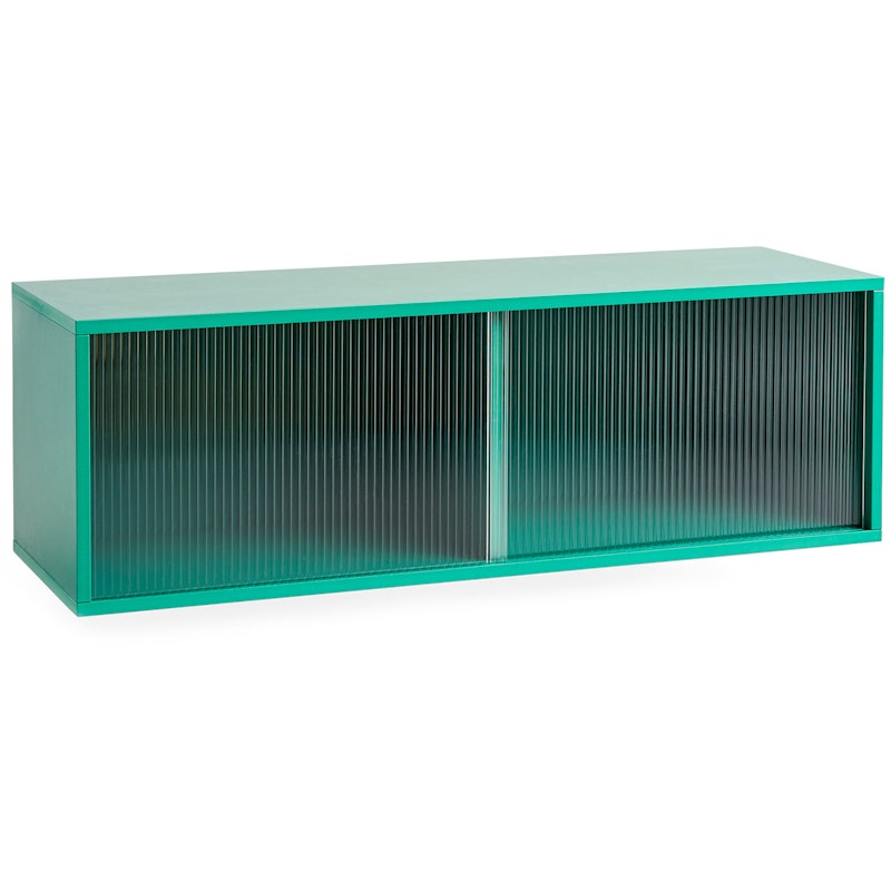 Colour Cabinet Seinähylly Lasiovi, 120 cm / Dark Mint