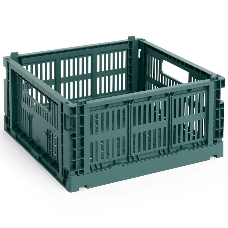 Colour Crate Medium Square Säilytys, Dark Green
