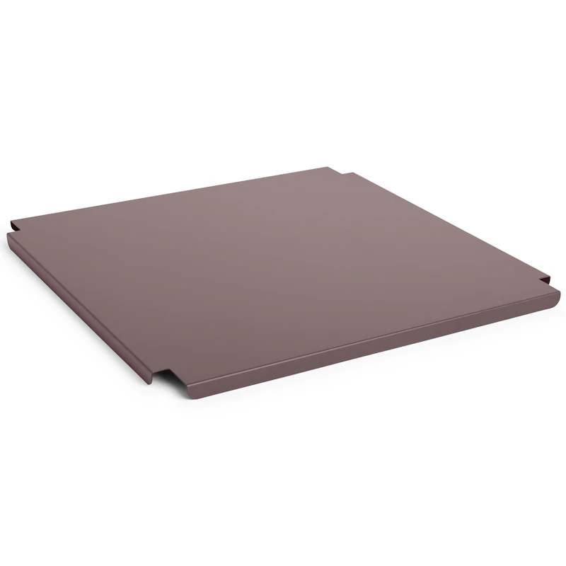Colour Crate Metal Large Square Kansi, Bordeaux