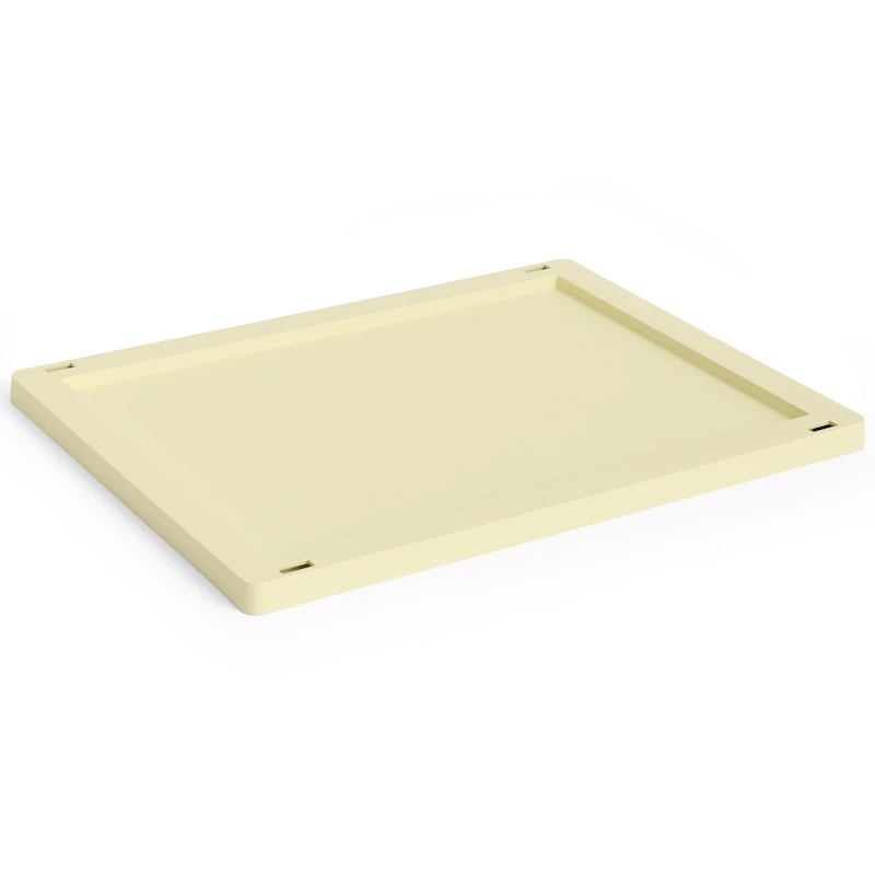 Colour Crate Plastic Medium Kansi, Light Yellow
