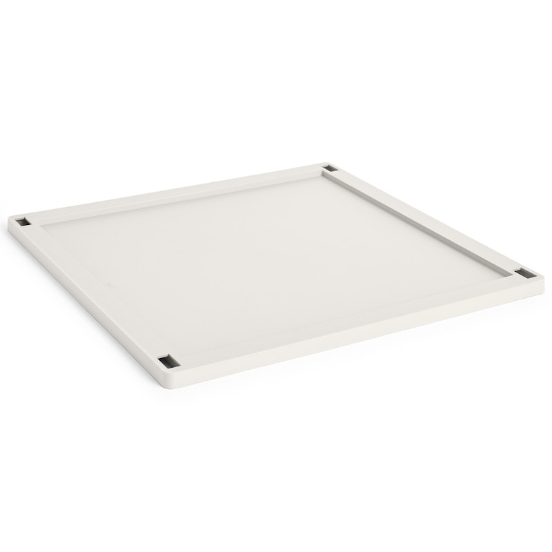 Colour Crate Plastic Medium Square / Cube Kansi, Off-white