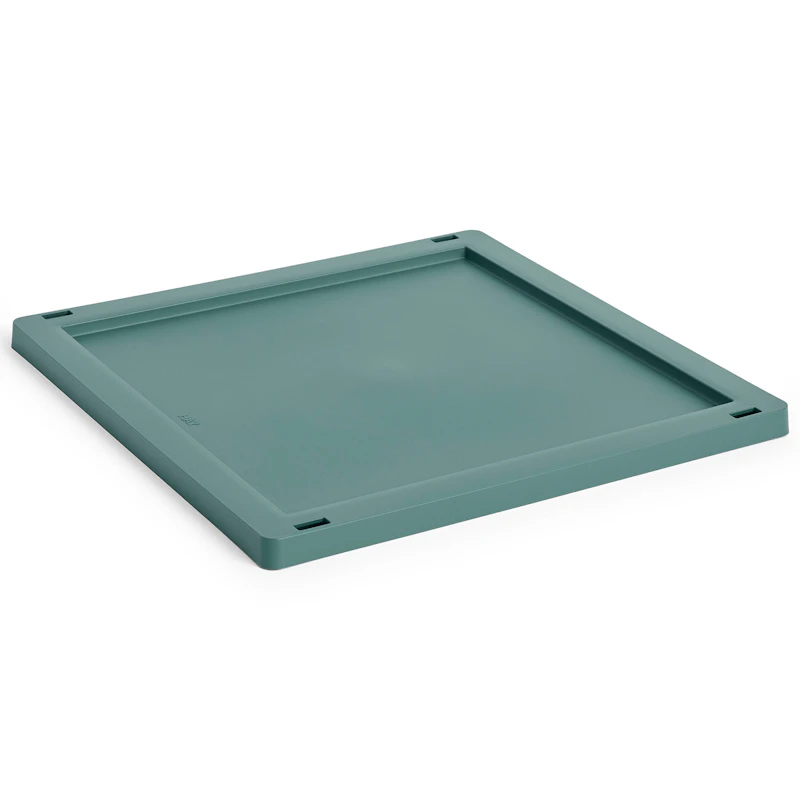 Colour Crate Plastic Medium Square / Cube Kansi, Dark Green