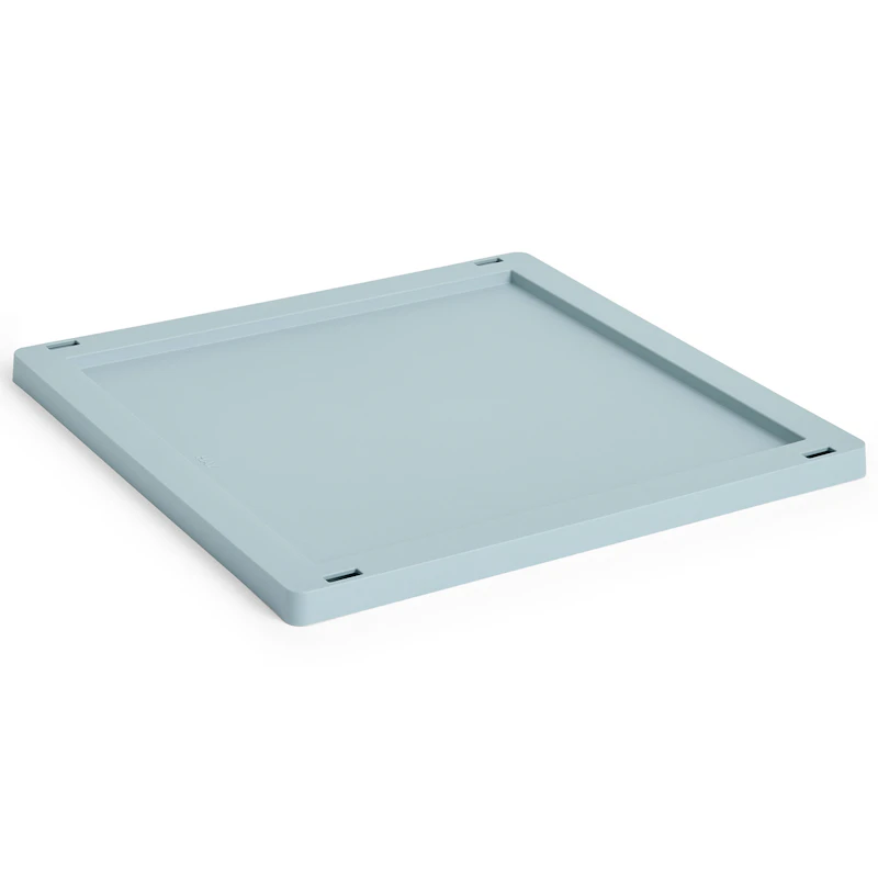 Colour Crate Plastic Medium Square / Cube Kansi, Dusty Blue