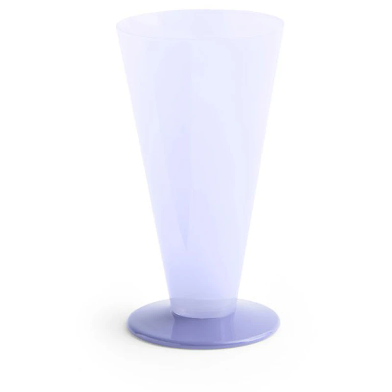 Conical Vase Small, Light Blue / Lavender Blue
