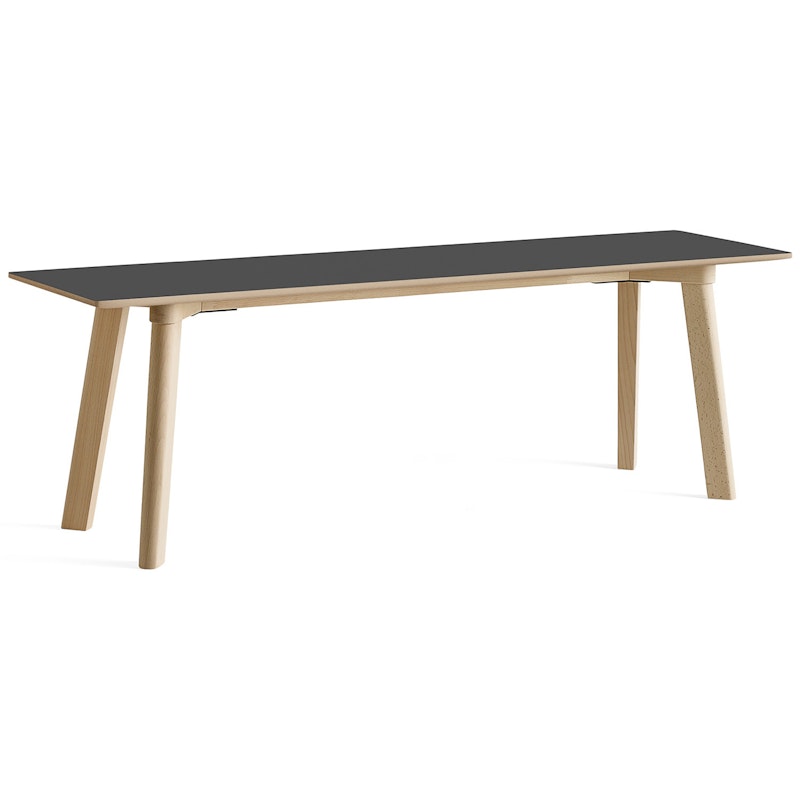 CPH Deux 215 2.0 Penkki 140 cm, Musta / Käsittelemätön Pyökki