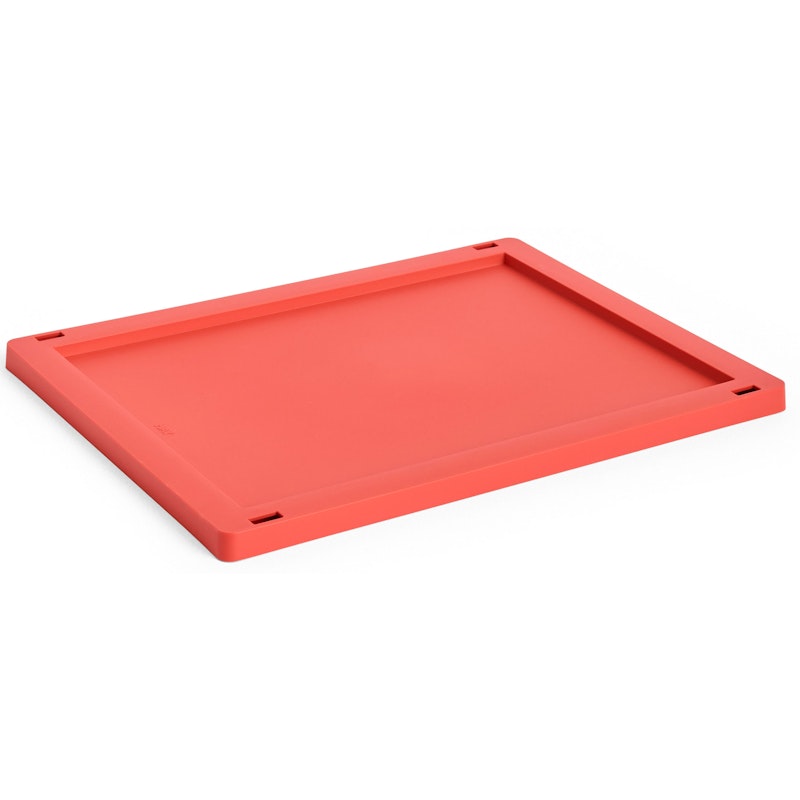 Colour Crate Plastic Medium Kansi, Red