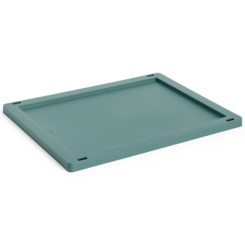 Colour Crate Plastic Medium Kansi, Dark Green