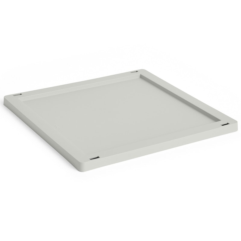 Colour Crate Plastic Medium Square / Cube Kansi, Grey