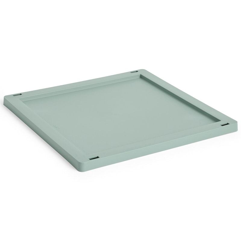 Colour Crate Plastic Medium Square / Cube Kansi, Sage Green