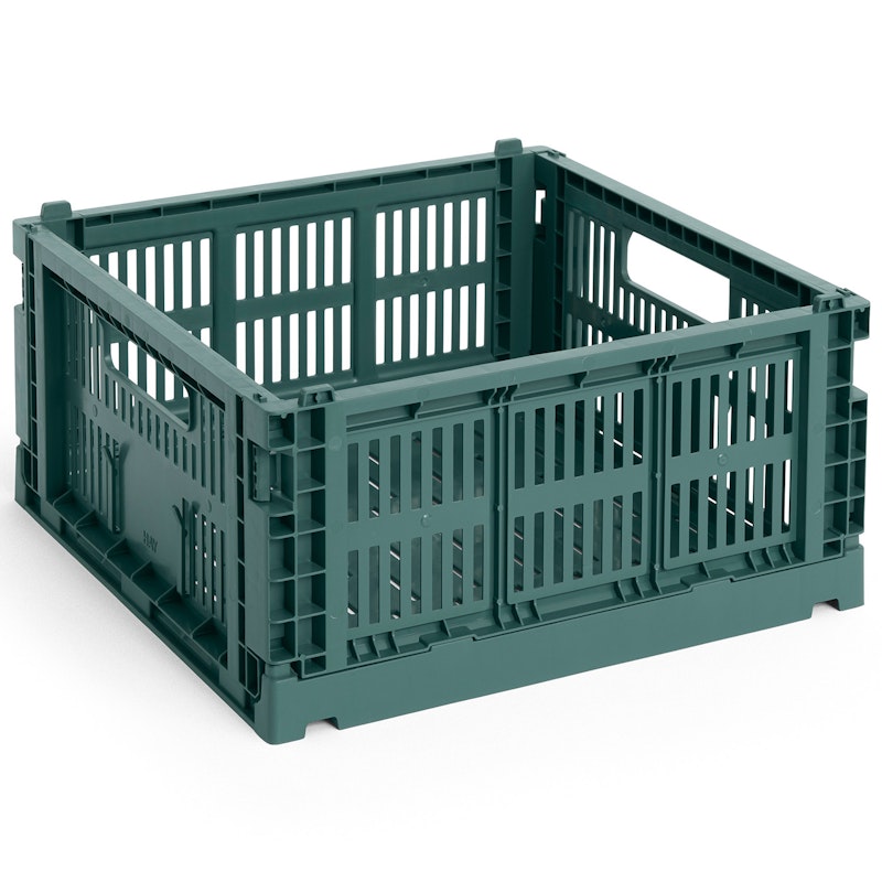 Colour Crate Medium Square Säilytys, Dark Green