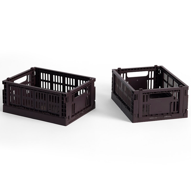 Colour Crate Mini Säilytys 2 kpl:n pakkaus, Bordeaux