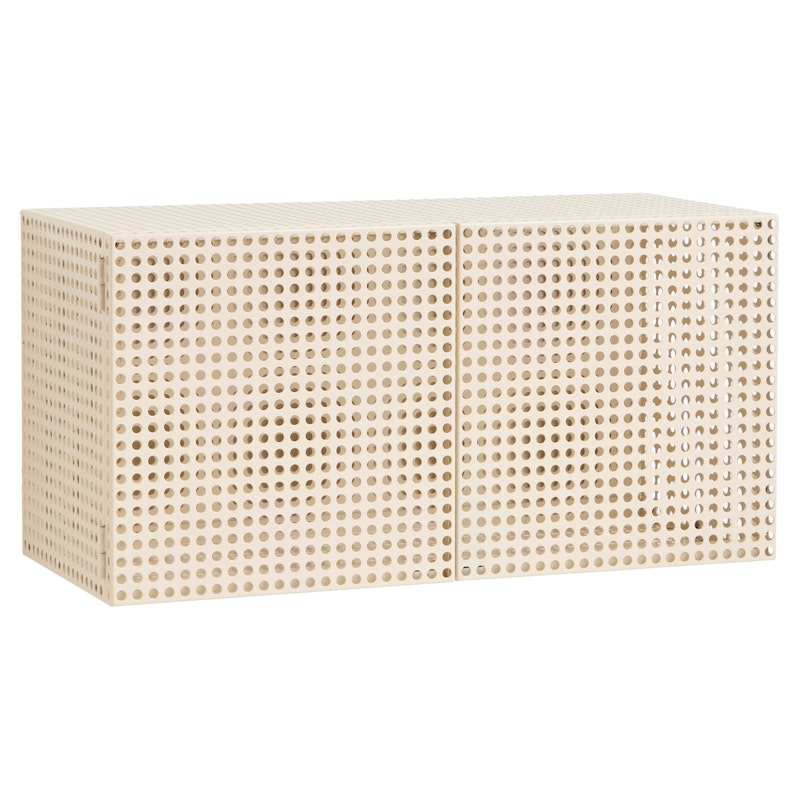 Perforated Seinäkaappi, Eggshell