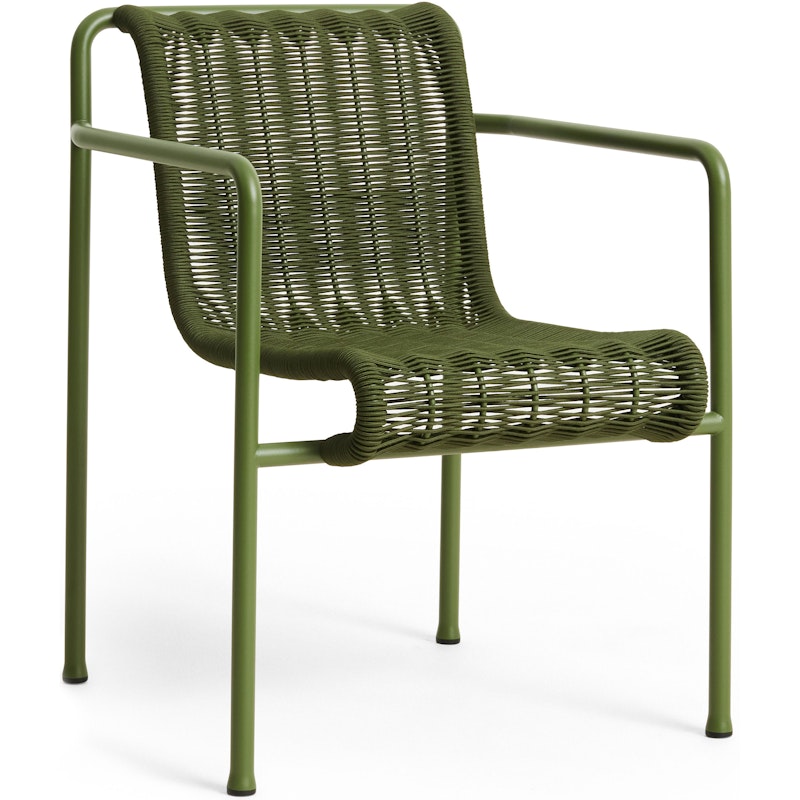 Palissade Cord Dining Armchair, Olive