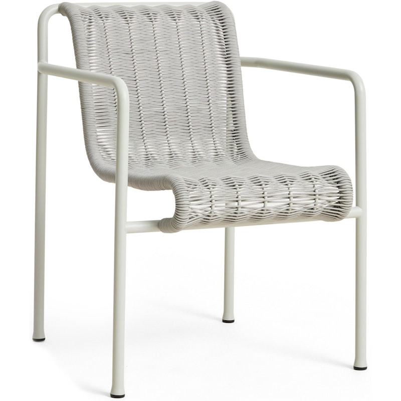 Palissade Cord Dining Armchair, Sky Grey