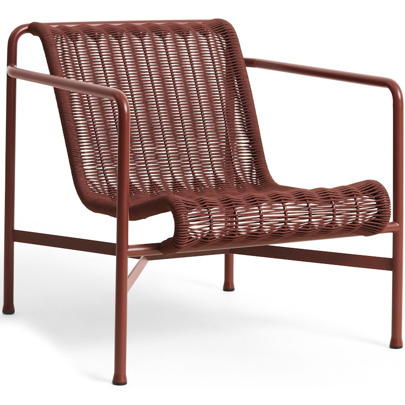 Palissade Cord Lounge-Tuoli Matala, Iron Red