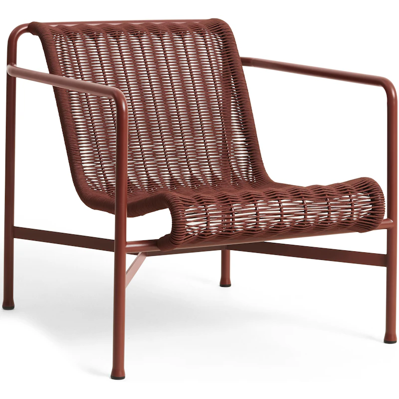 Palissade Cord Lounge-Tuoli Matala, Iron Red