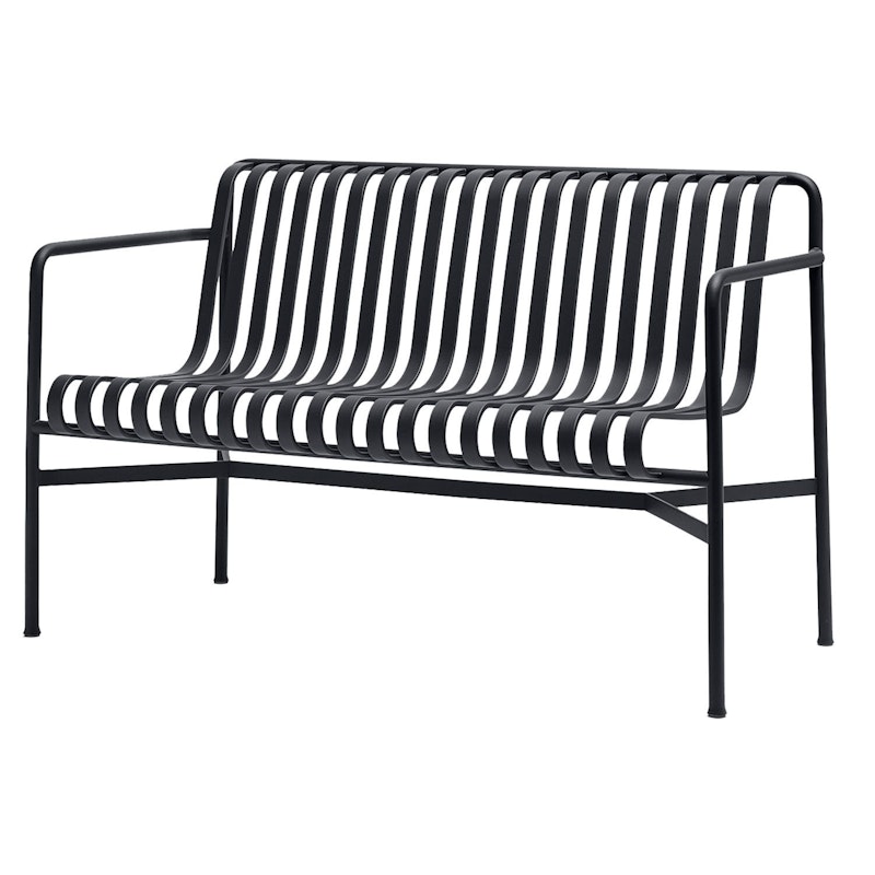 Palissade Dining Bench Armrest- Iron Red Penkki