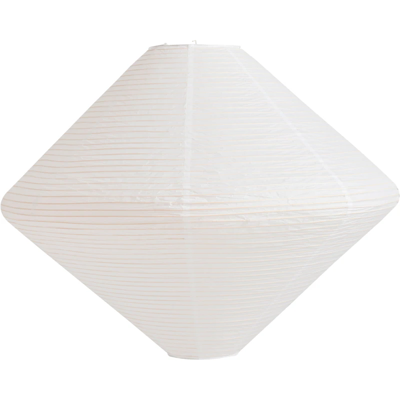 Paper Shade Diamond 80 Lampunvarjostin, Classic White