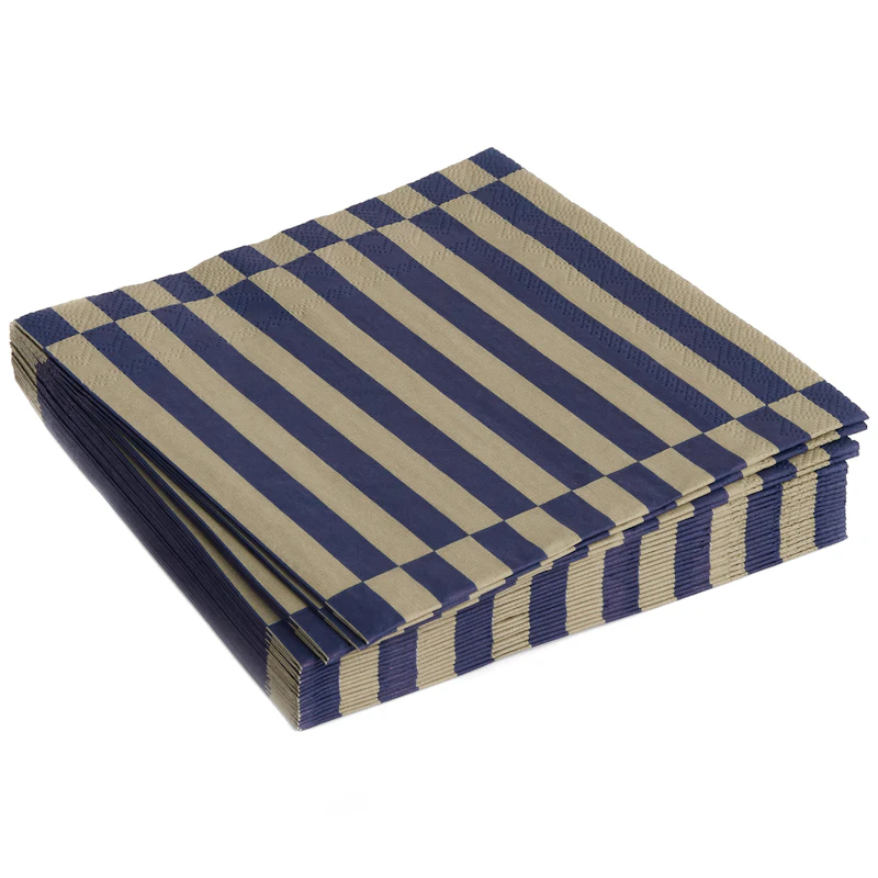 Pattern Servetit 33x33 cm, Tummansiniset / Dark Sand
