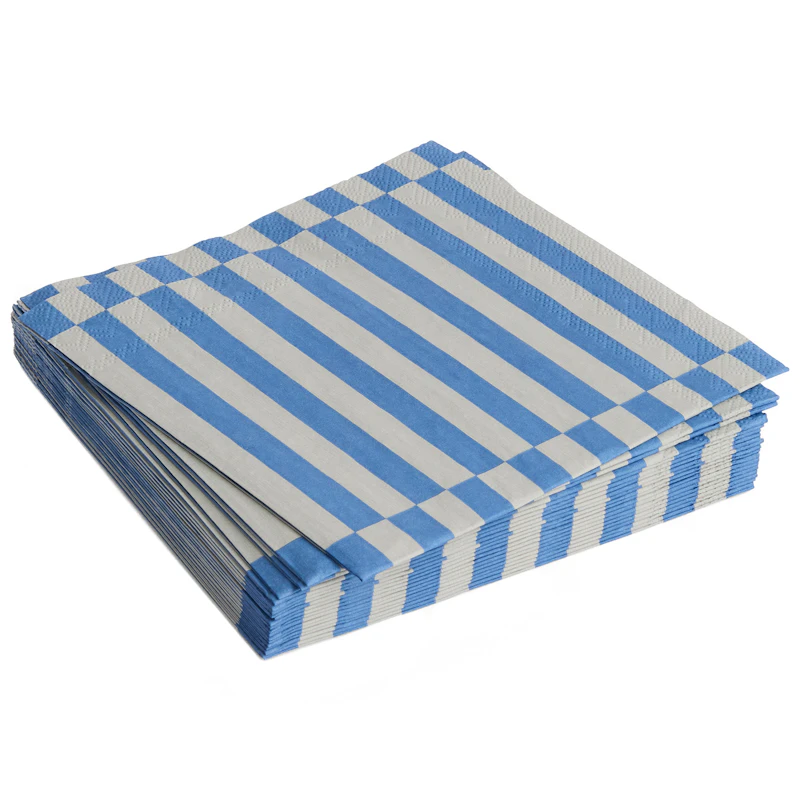 Pattern Servetit 33x33 cm, Harmaat / Siniset