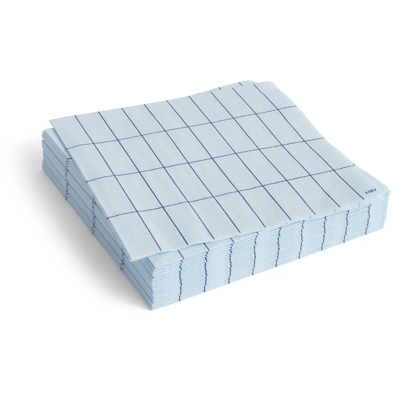 Pattern Servetit 33x33 cm, Siniset / Vaaleansiniset