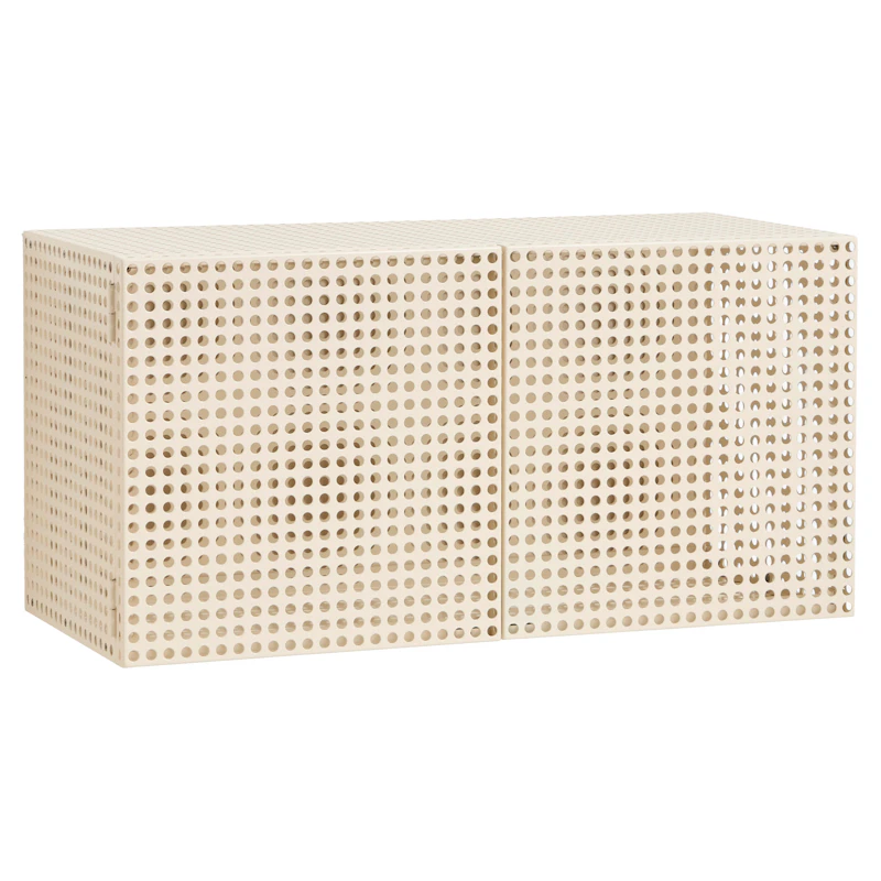 Perforated Seinäkaappi, Eggshell