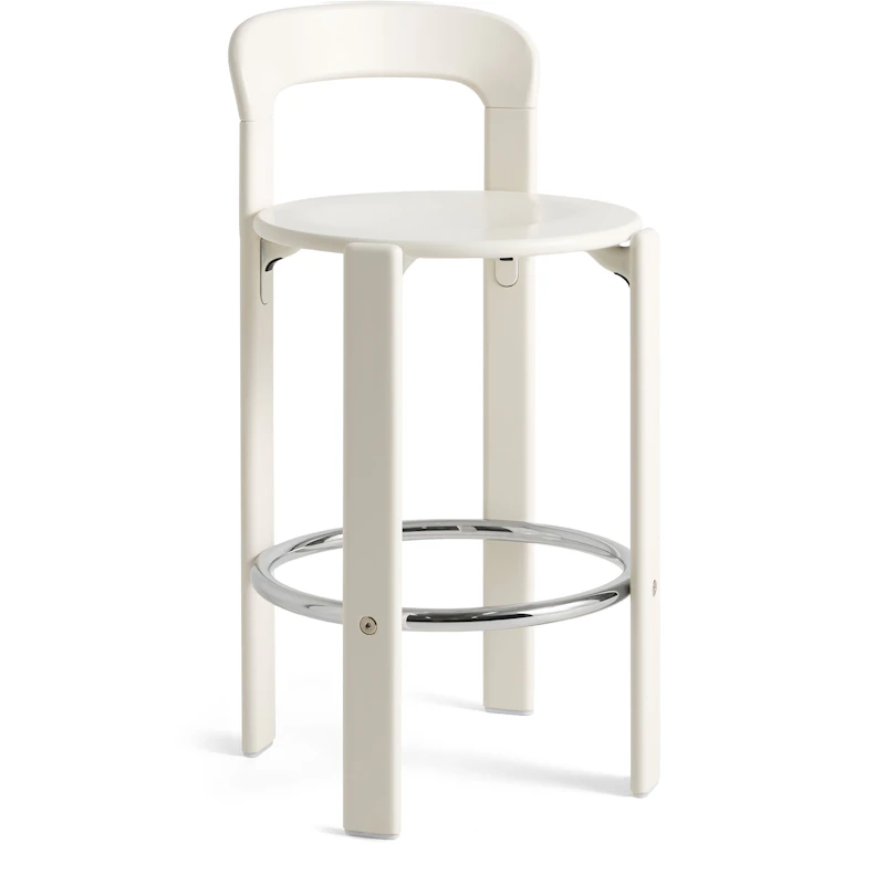 Rey Bar Stool 65 cm, Cream White