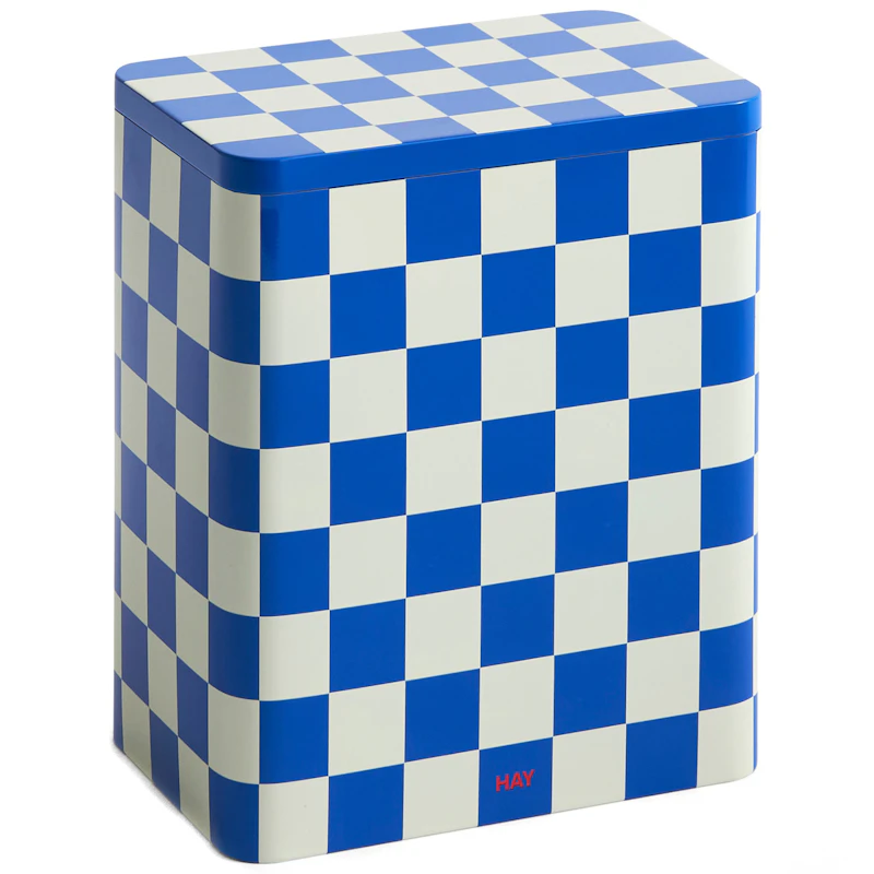 Säilytyspurkki Suuri, Sininen / Luonnonvalkoinen