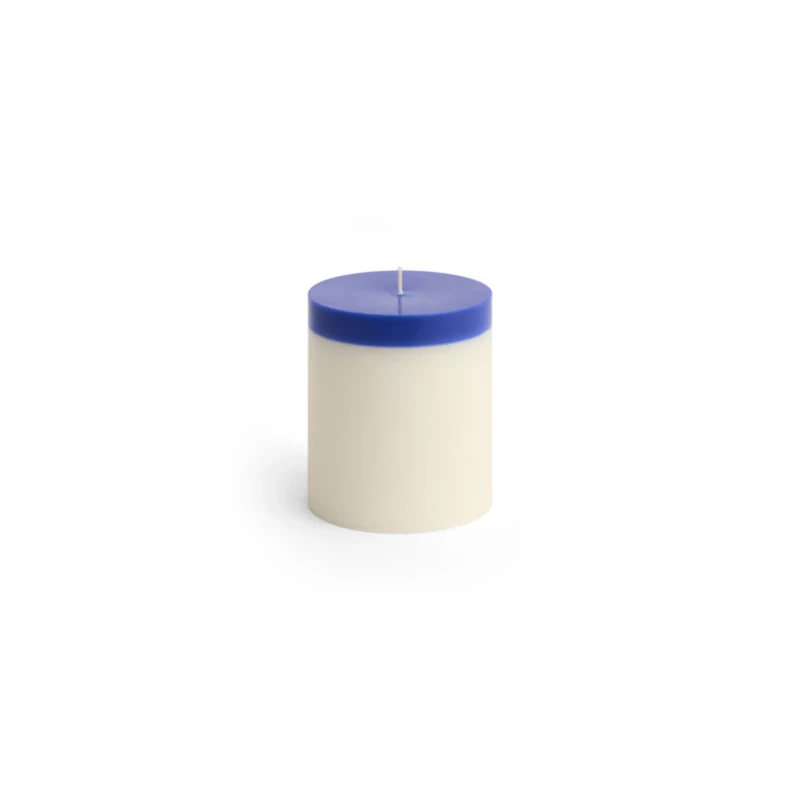 Silo Kynttilä Medium, Ivory / Royal Blue