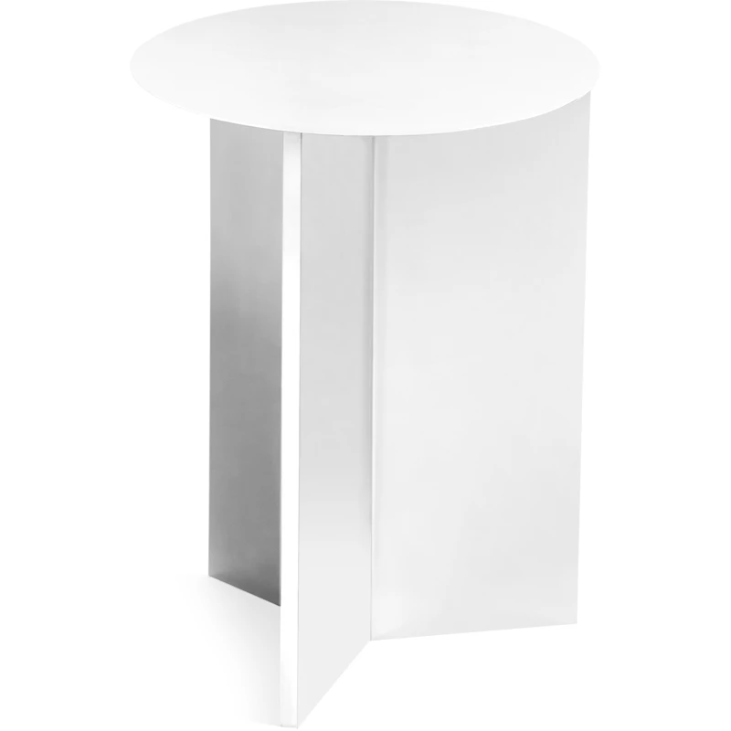 Slit Pöytä Teräs Ø35 cm, Valkoinen