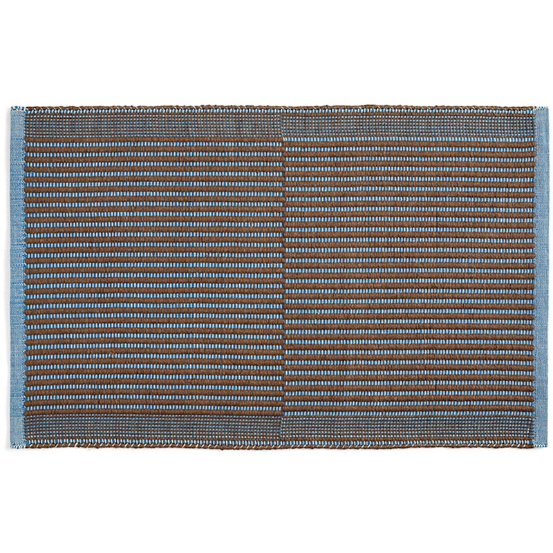 Tapis Matto 60x95 cm, Sininen/Pähkinänruskea