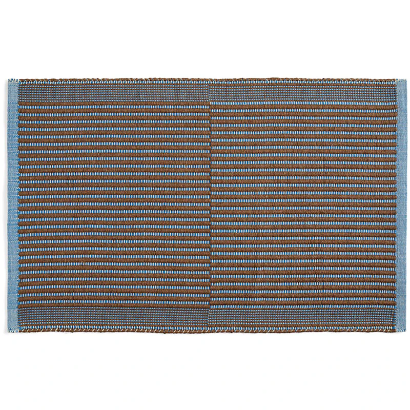 Tapis Matto 60x95 cm, Sininen/Pähkinänruskea