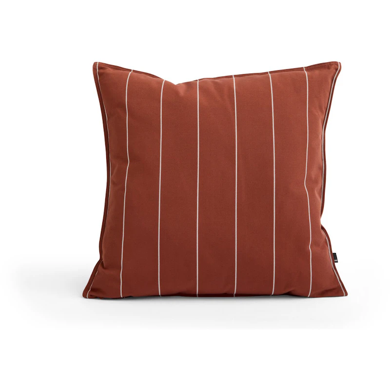 Terrazza Cushion 60x60 cm, Terracotta narrow stripe