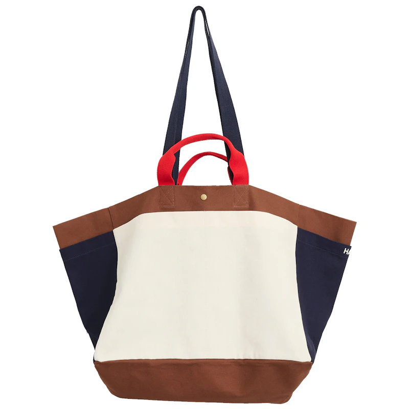 Viikonloppukassi Medium, Cream Multi