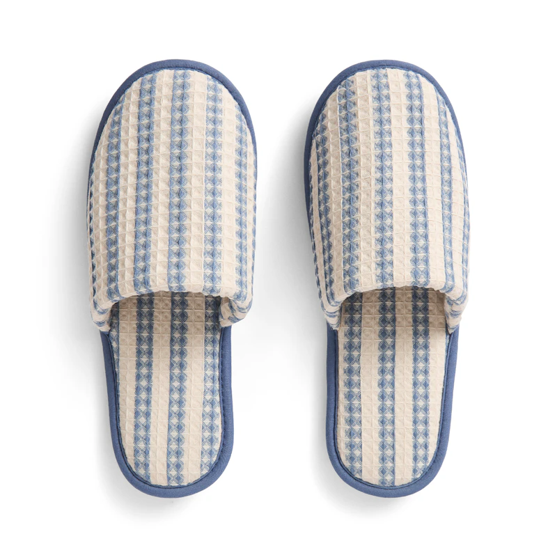 Waffle Tossut, Dusty Blue