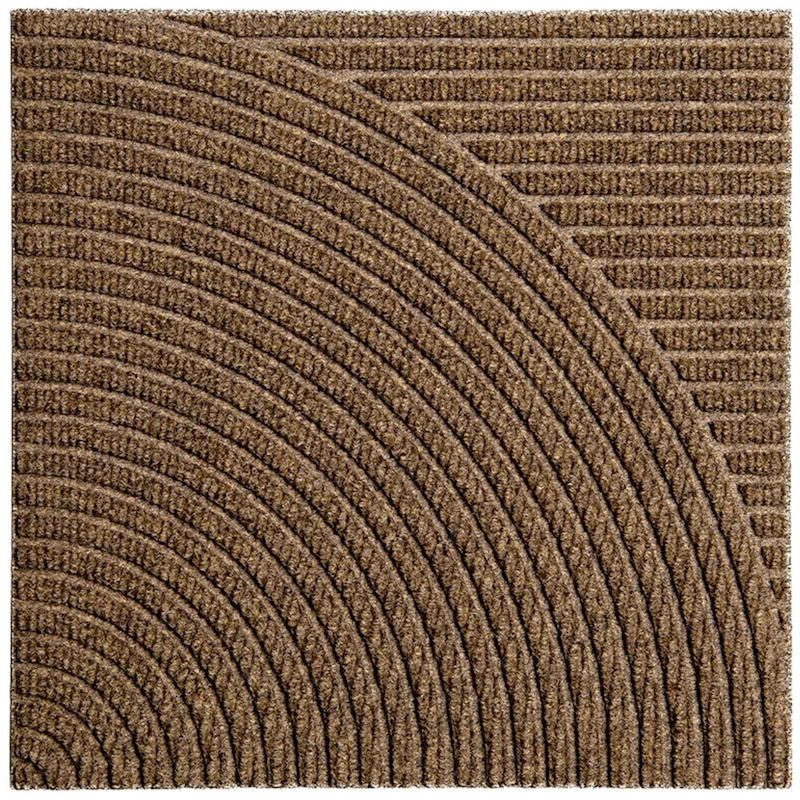 Zen Ovimatto 45x45 cm Horizontal & Circular, Beige